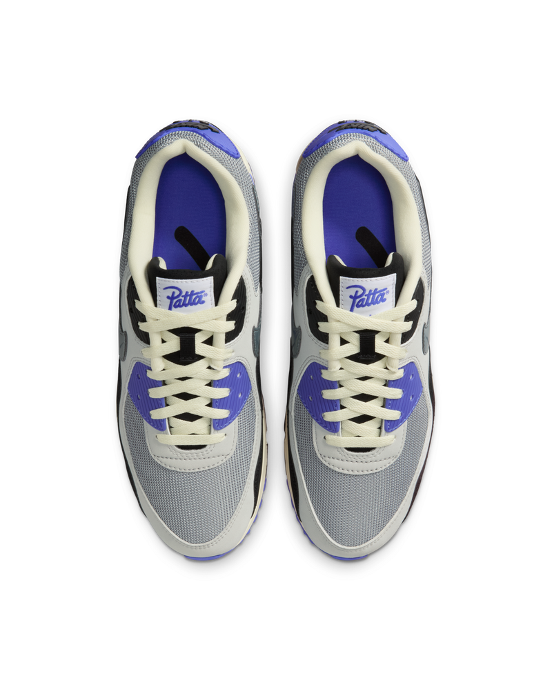 Patta x Nike Air Max 90 SP (Particle Grey/Neutral Grey-Sapphire)