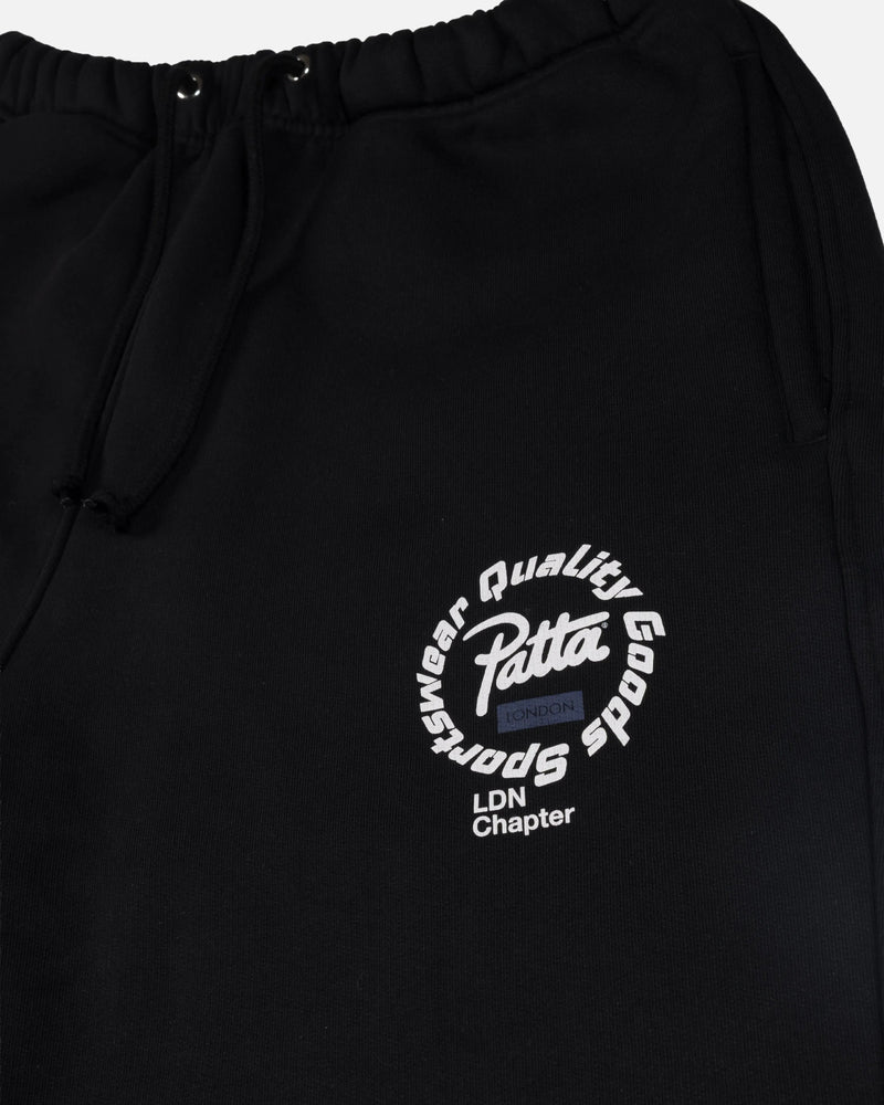 Patta London Chapter Straight Leg Jogging Pants (Black)
