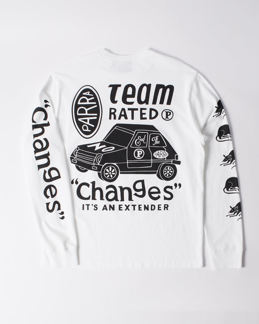 byParra Team Changes Long Sleeve T-Shirt (White)