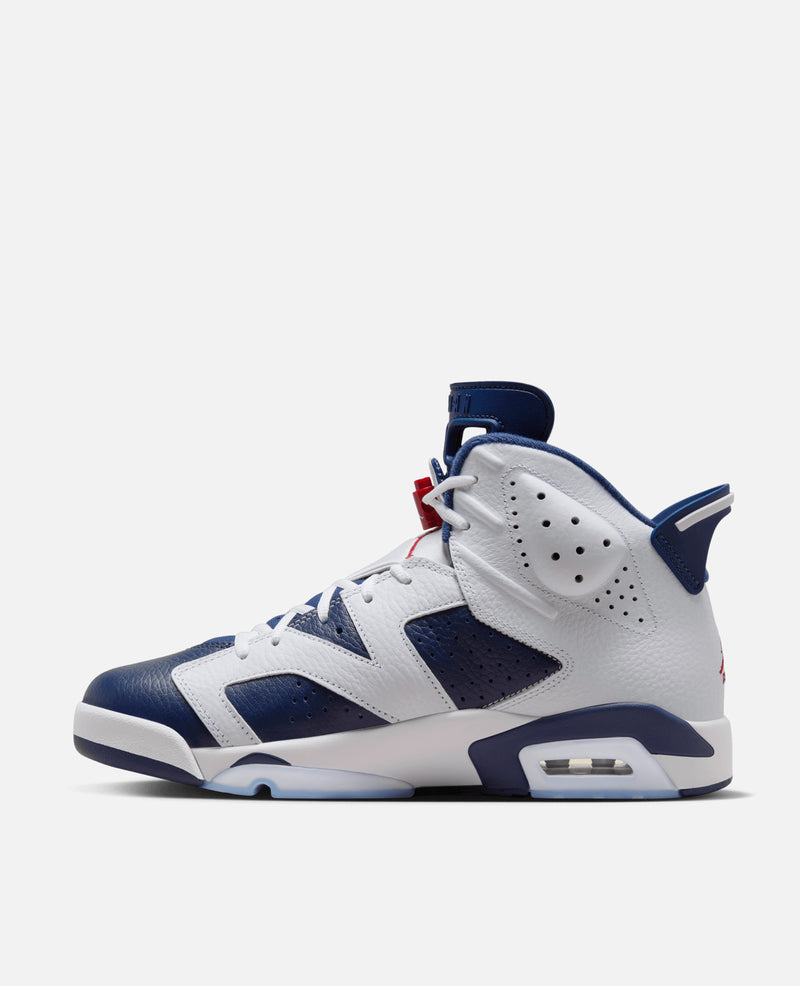 Air Jordan 6 Retro (White/Varsity Red-Midnight Navy)