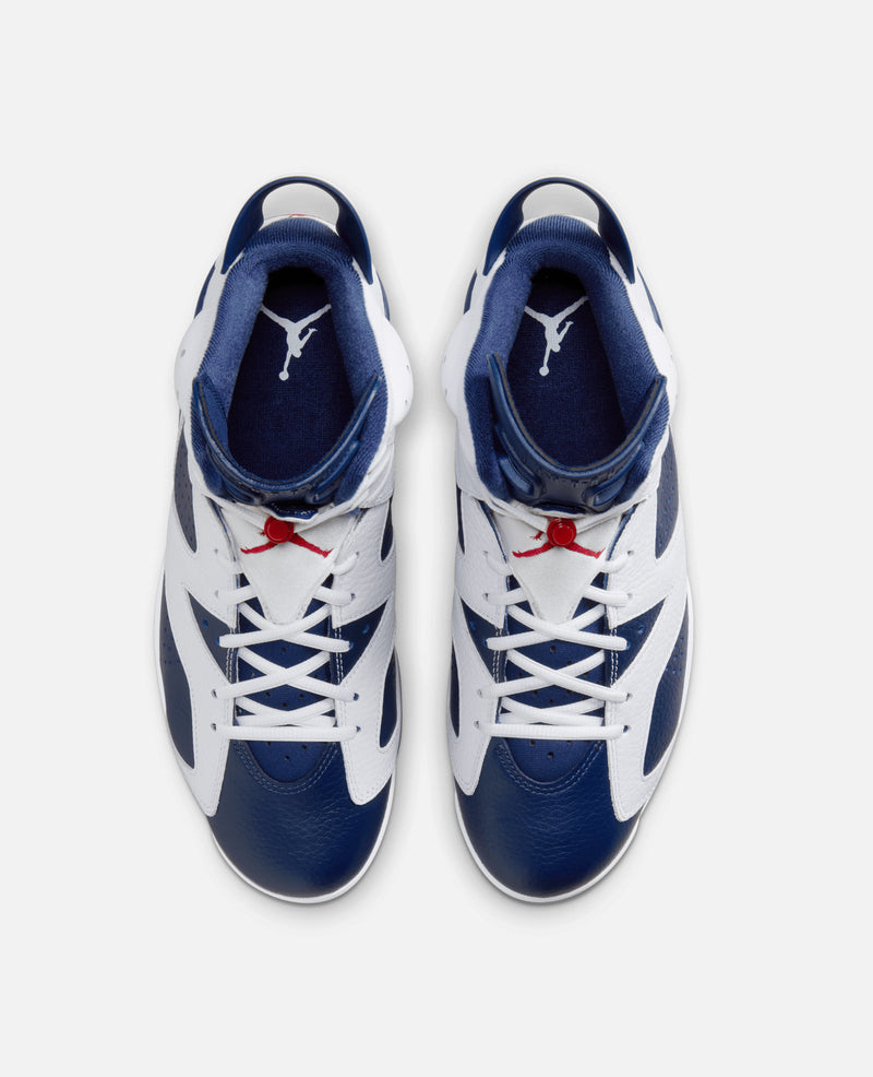 Air Jordan 6 Retro (White/Varsity Red-Midnight Navy)