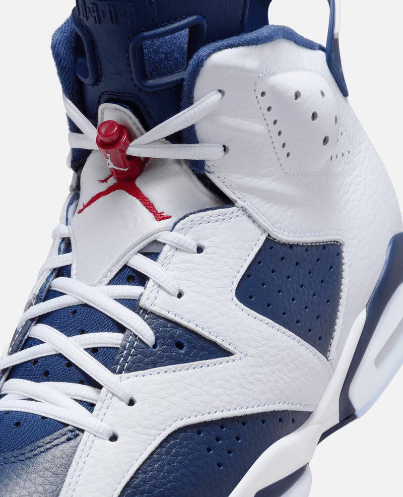 Air Jordan 6 Retro (White/Varsity Red-Midnight Navy)