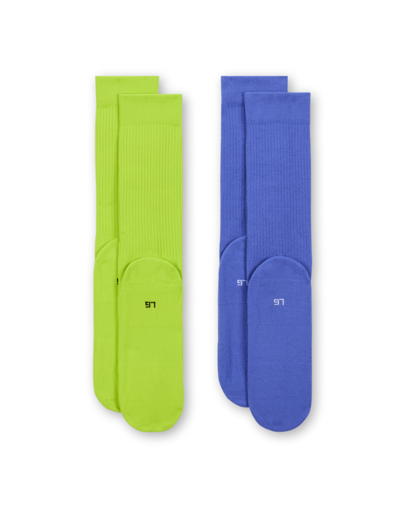 Patta x Nike Crew Socks 2-pack Cyber Sapphire