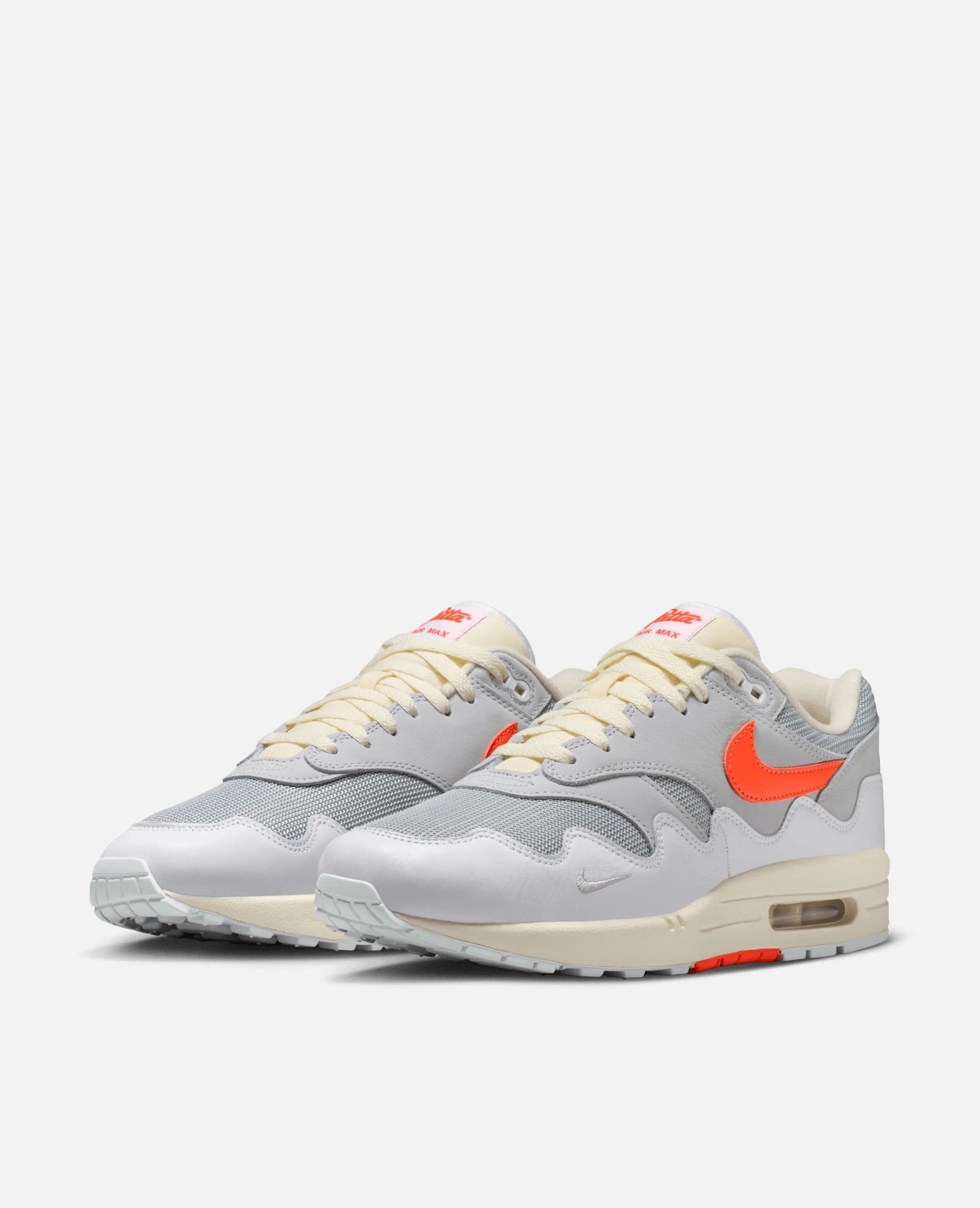 RAFFLE: Patta X Nike Air Max 1 (White/Hyper Crimson-Pure Platinum)