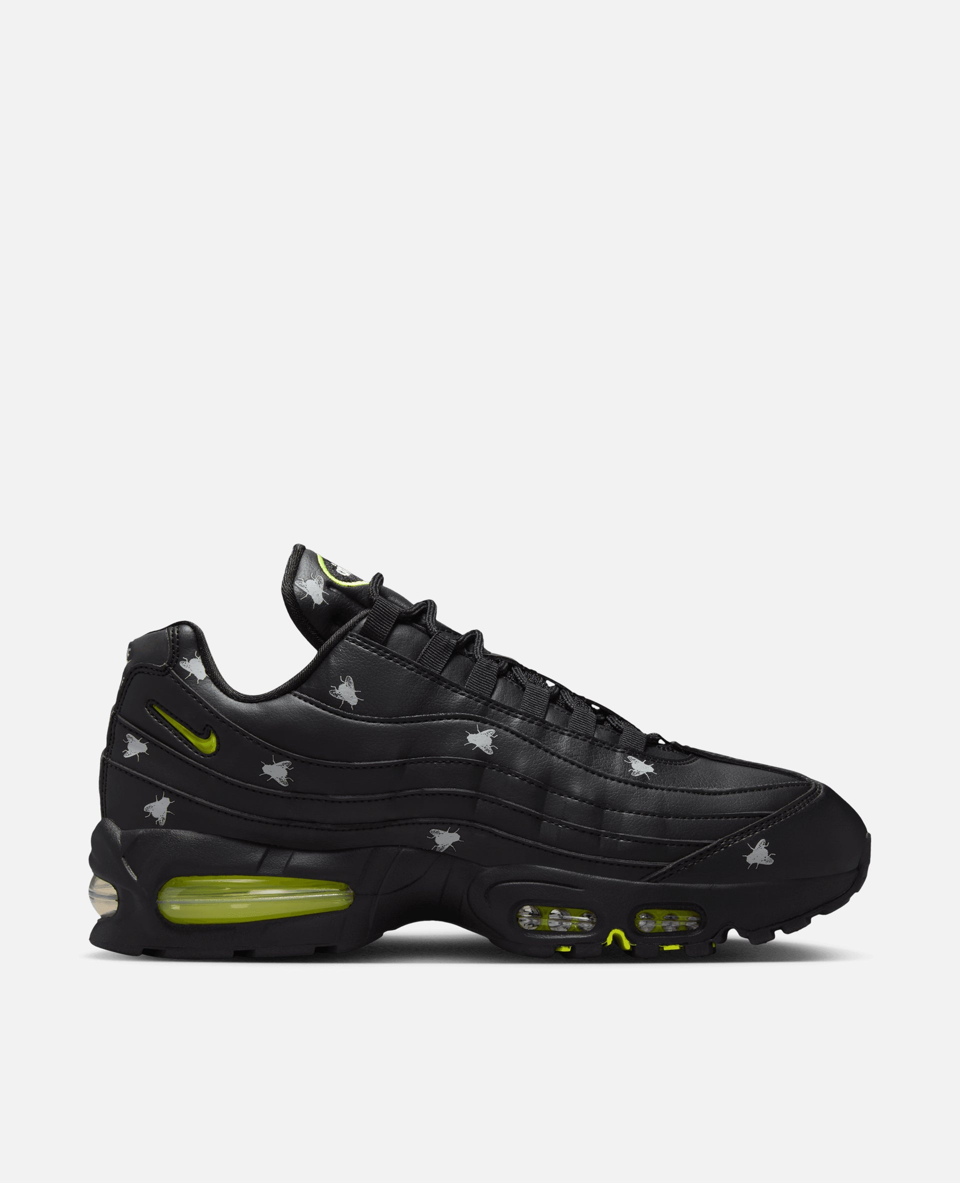 Nike Air Max 95 Premium (Black/Neon Yellow-Black-MTLC Dark Grey)