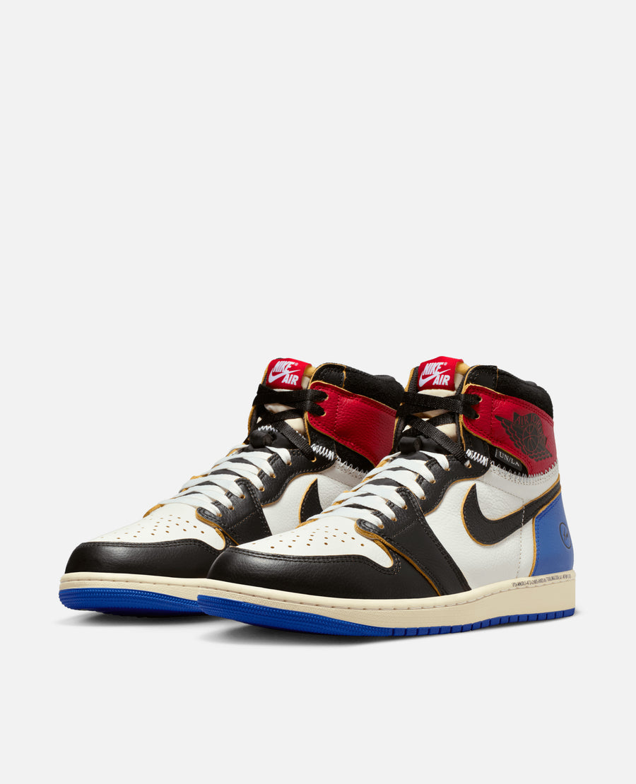 Air Jordan 1 Retro High OG x Union x Fragment (Black/White-Varsity Red-Sport Royal)