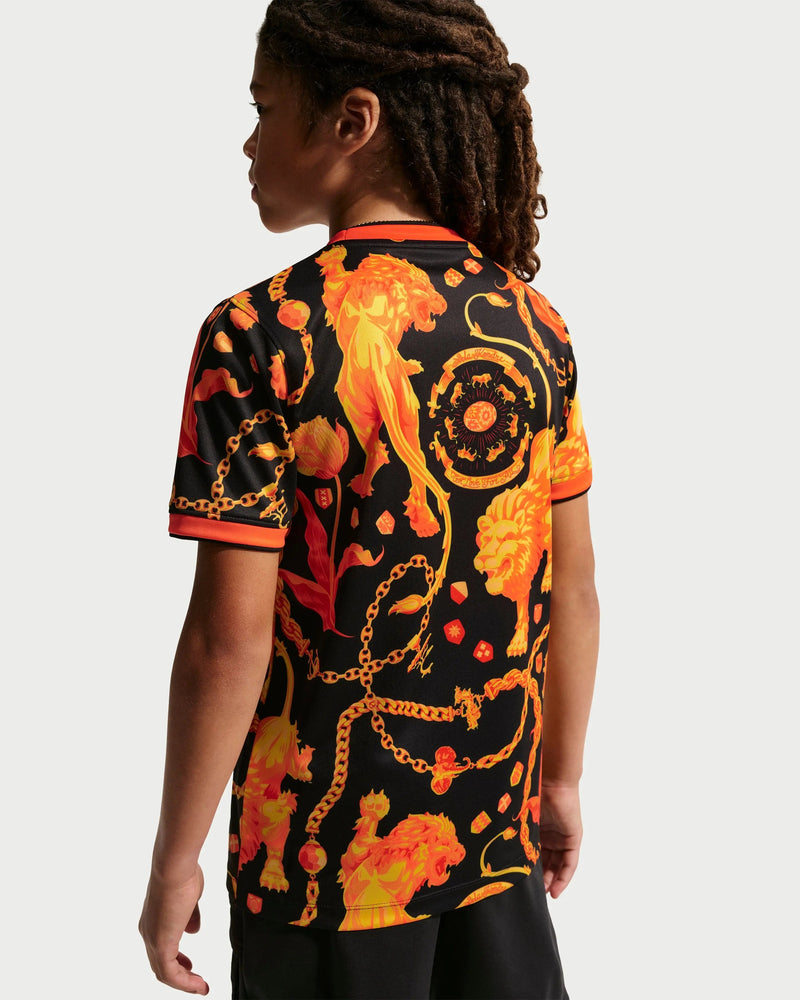 Patta x Nike KNVB Pre-Match Jersey Kids (Black/Orange)
