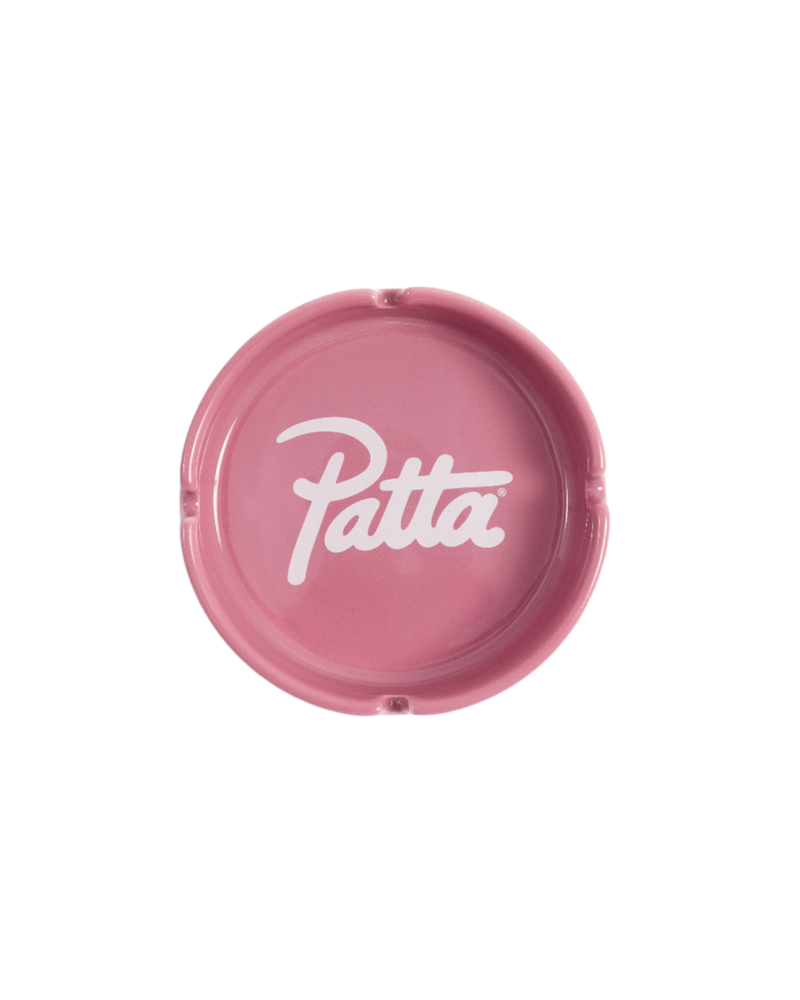 Patta Script Logo Ashtray (Pink/White)