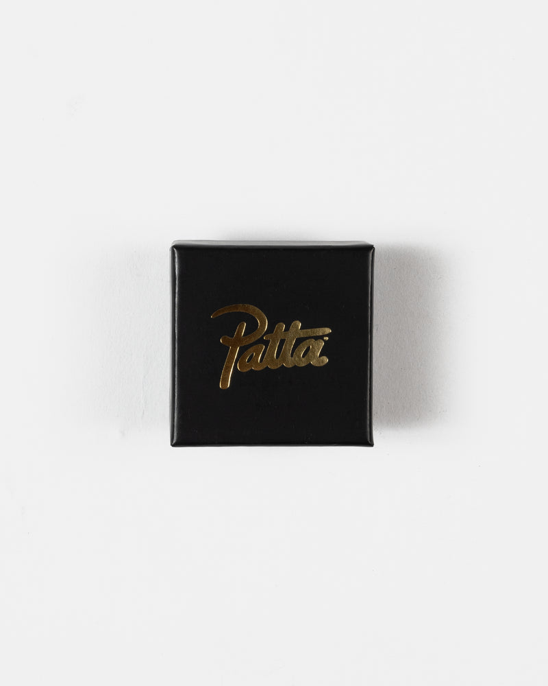 Patta Script Logo Gold Earring (Gold)