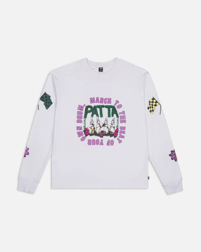 Patta Own Your Own Mind Long Sleeve T-Shirt (White)