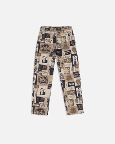 Patta Collage Canvas Pants (Multi)