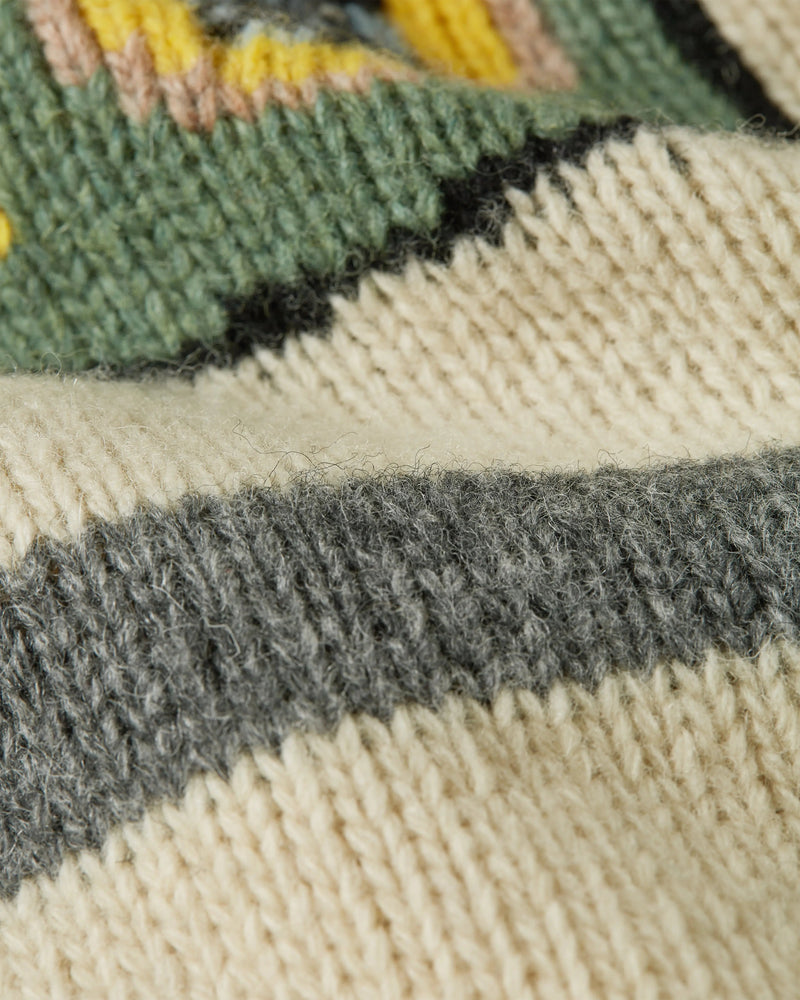 Patta Perfect Day Knitted Cardigan (Peyote)