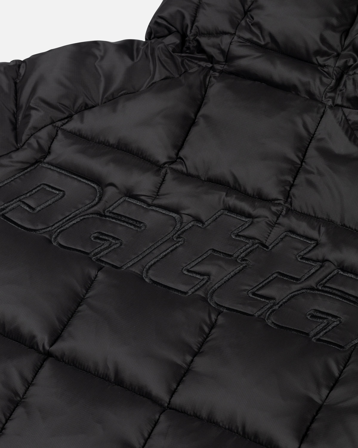 Patta Square Quilted Puffer Jacket (Black)