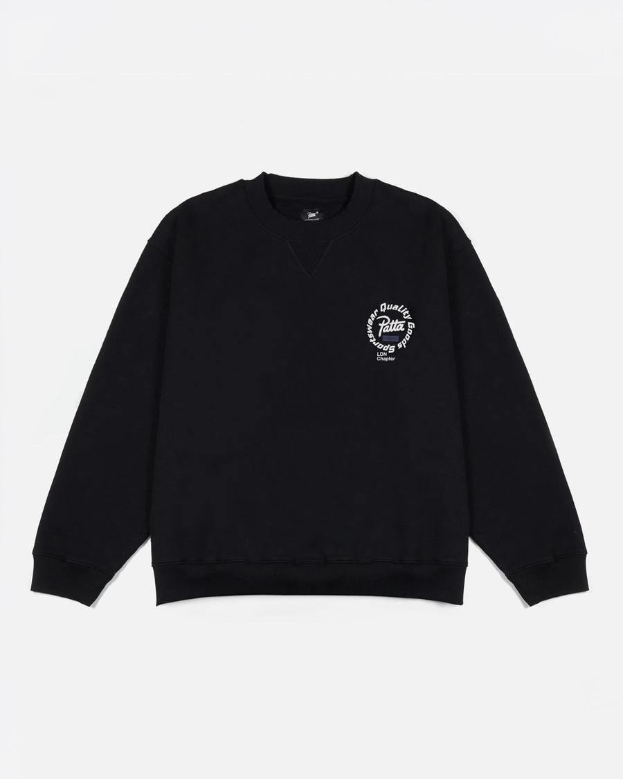 Patta London Chapter Crewneck Sweater (Black)