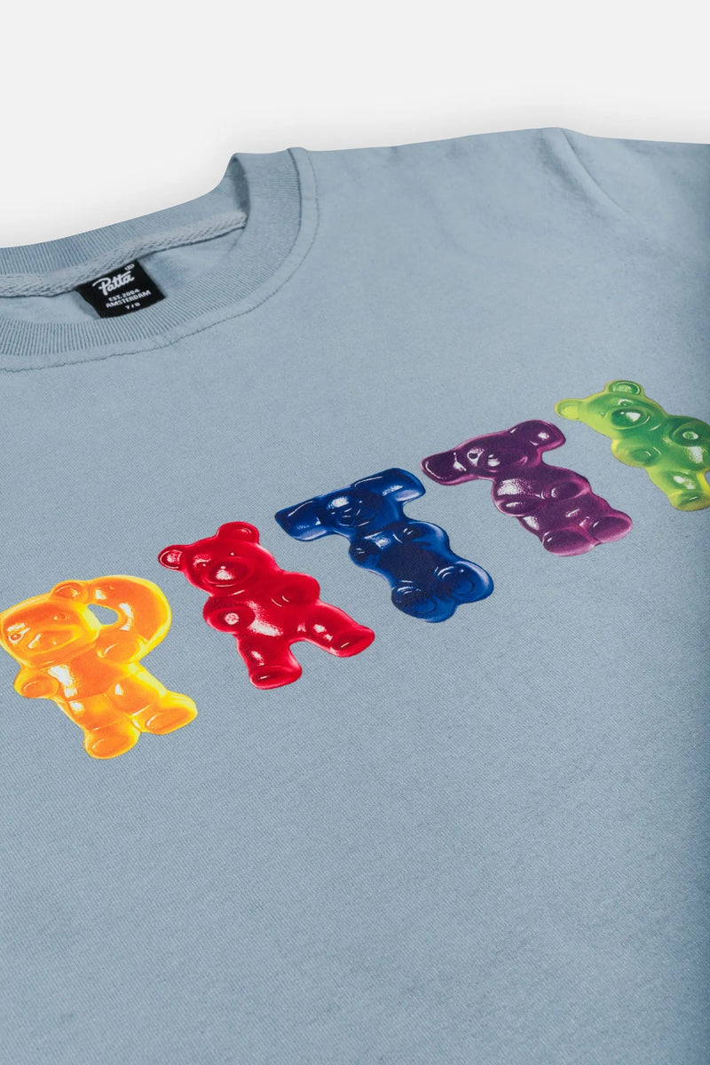 Patta Gummi Kids T-Shirt (Dusty Blue)
