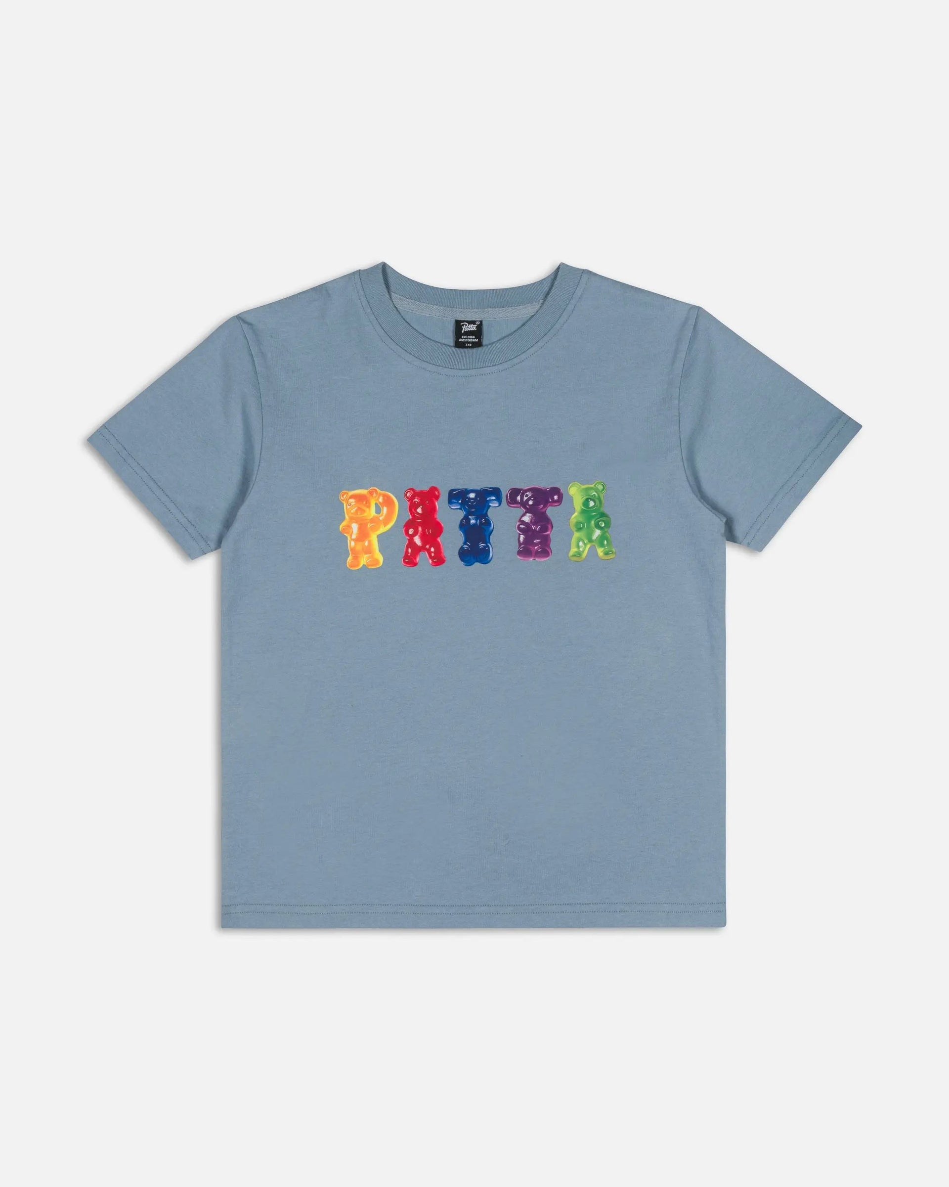Patta Gummi Kids T-Shirt (Dusty Blue)