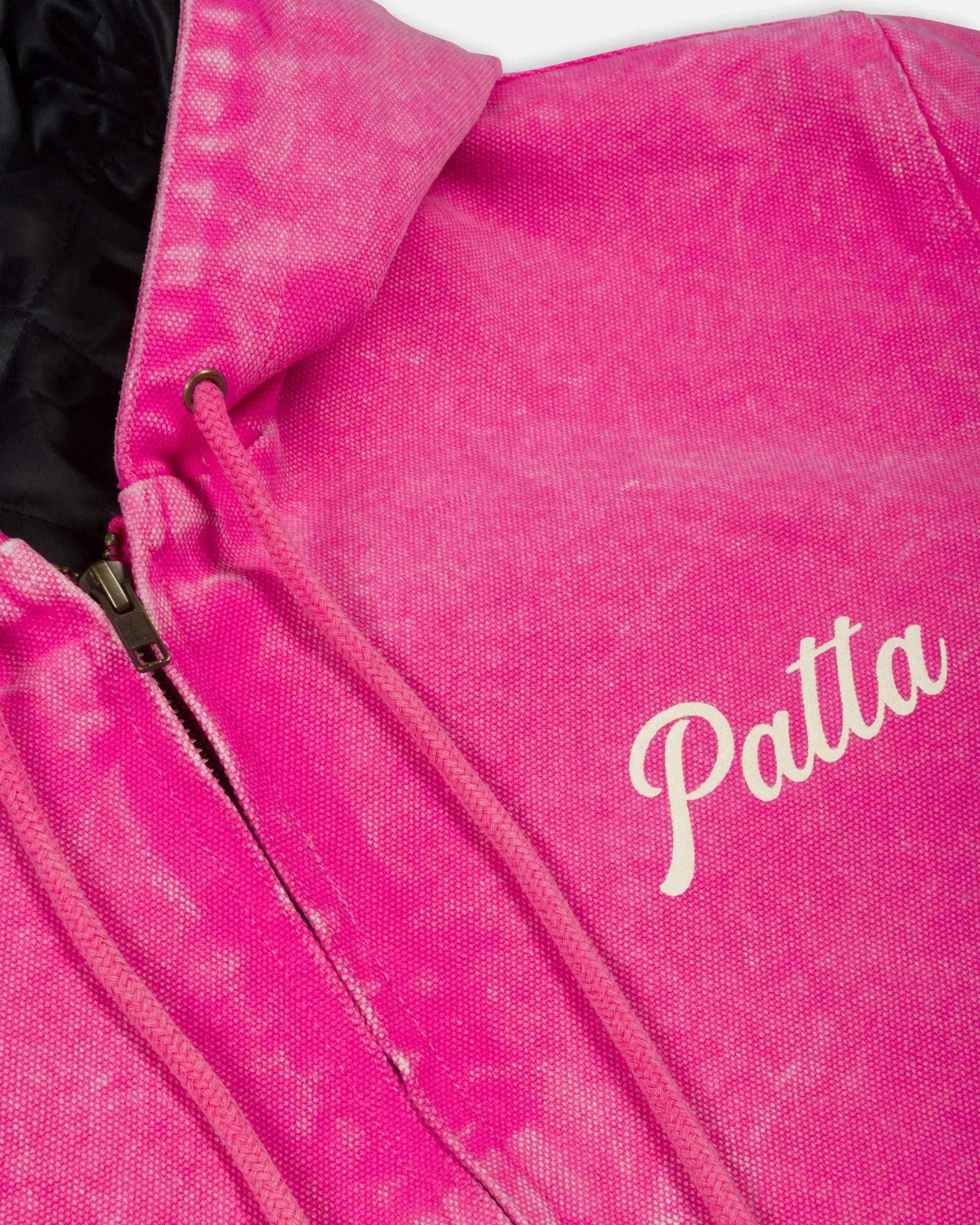 Patta Peace Canvas Hooded Jacket (Fuchsia Purple)