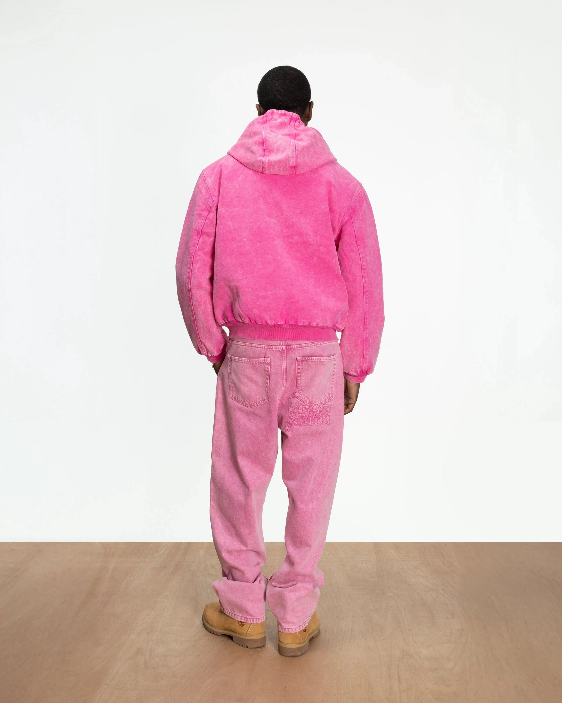 Patta Peace Canvas Hooded Jacket (Fuchsia Purple)