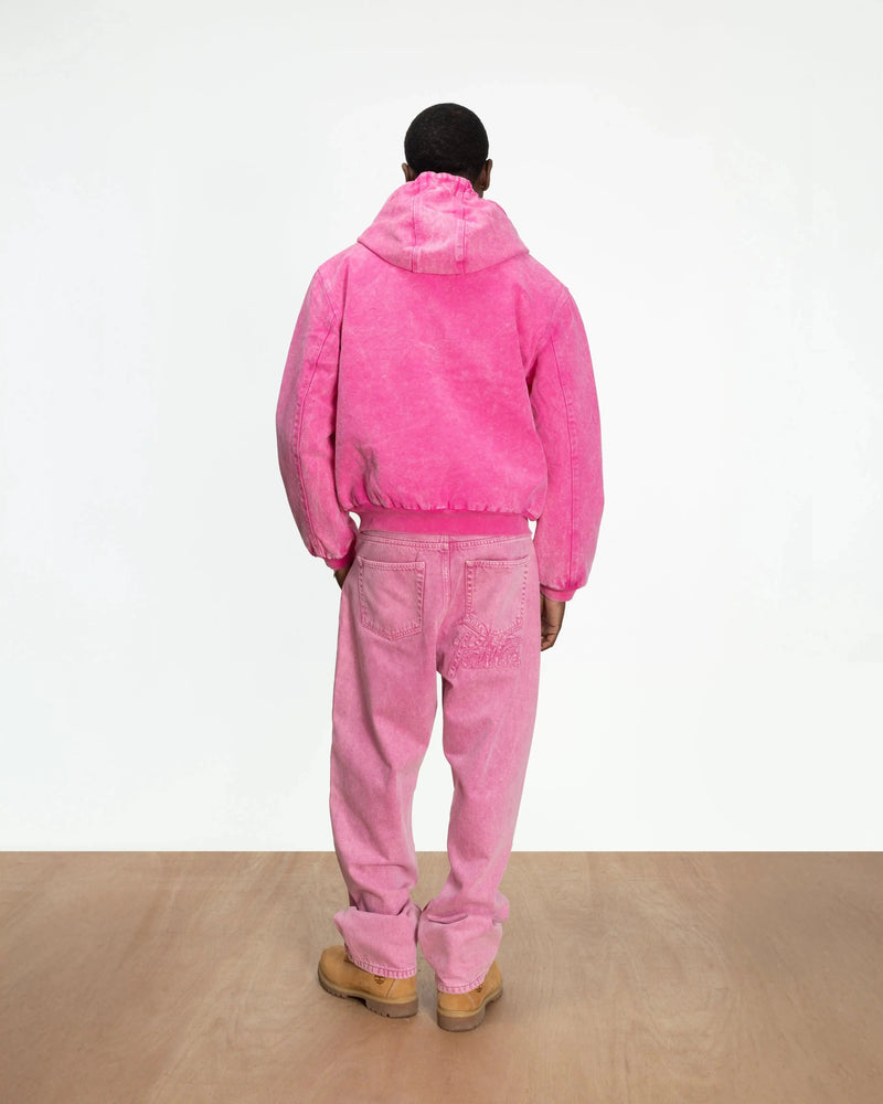 Patta Peace Canvas Hooded Jacket (Fuchsia Purple)