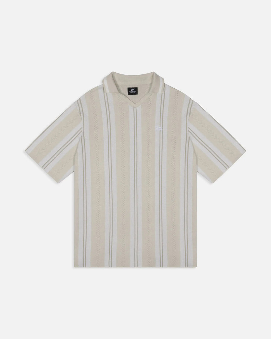 Patta Knitted Football Shirt (Oatmeal)