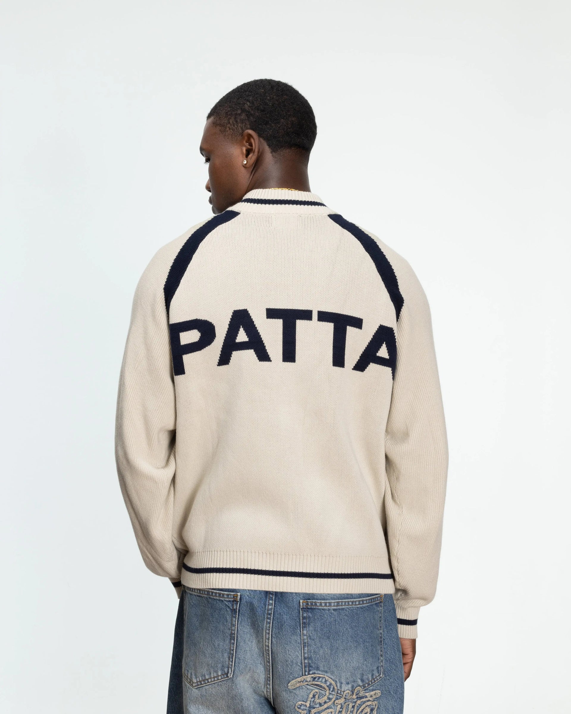 Patta Track Top Cardigan (Vaporous Grey)