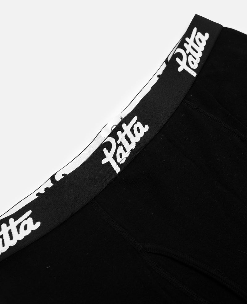 Patta Underwear Boxer Briefs 2-Pack (Black)